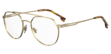 Designer Men Hugo Boss Eyeglasses: 1327 - Gold- SpecSMART Eye Clinic (Diagonal View)